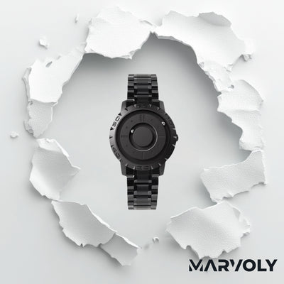 AetherWatch - The Iron Ball Magnetic Watch from MARVOLY