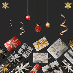 Christmas gift wrapping paper