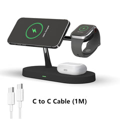 TriCharge - The 3-in-1 Wireless Magsafe Charger Stand from MARVOLY