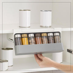 HerbHaven - The Kitchen Self-Adhesive Wall-Mounted Spice Organizer by MARVOLY