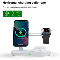 TriCharge - The 3-in-1 Wireless Magsafe Charger Stand from MARVOLY