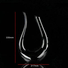 Vintara - The Crystal U-shaped 1500ml Wine Decanter from MARVOLY