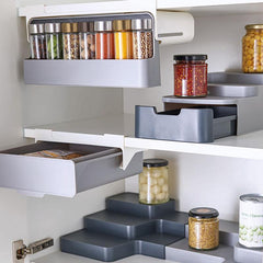 HerbHaven - The Kitchen Self-Adhesive Wall-Mounted Spice Organizer by MARVOLY