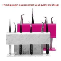 LashDock - The Acrylic Eyelash Tweezers Holder from MARVOLY