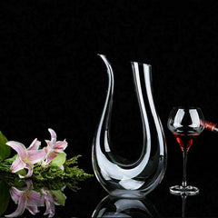 Vintara - The Crystal U-shaped 1500ml Wine Decanter from MARVOLY