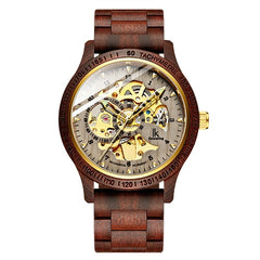 Woodline 24 - The Classic Wooden Men's Mechanical Watch from MARVOLY